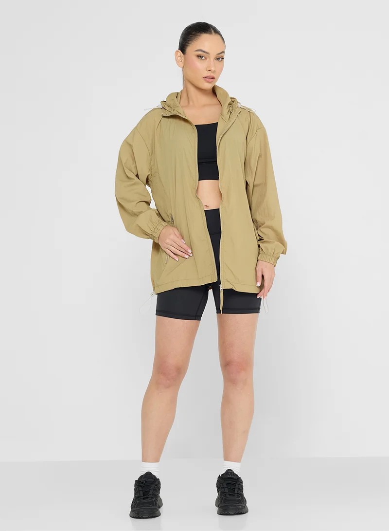FRWD Hooded Longline Hiking Jacket