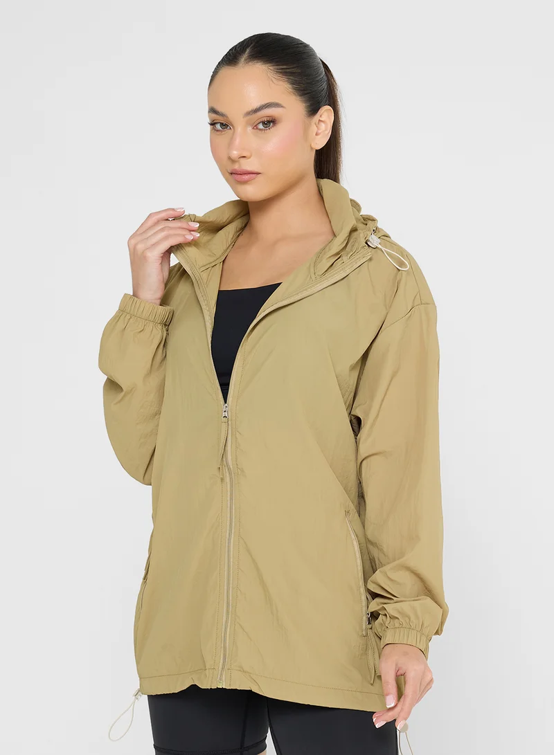 فورورد Hooded Longline Hiking Jacket