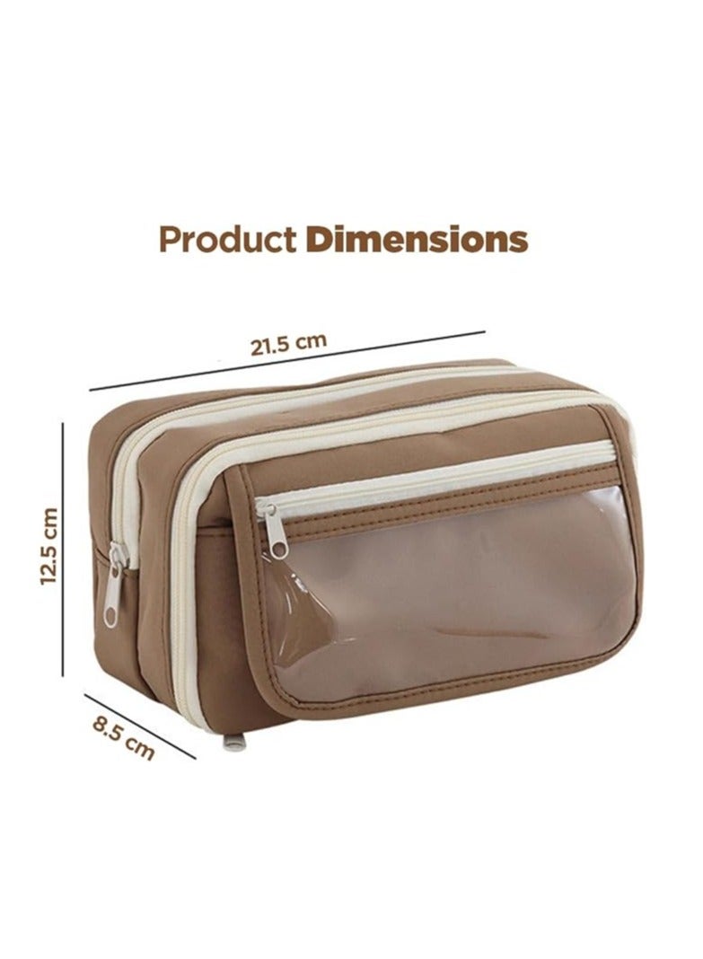 Pencil Case – Large Capacity School Pouch with Multi-Layer Compartments  - Image 5