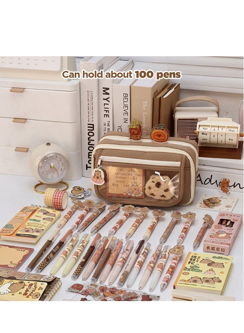 Pencil Case – Large Capacity School Pouch with Multi-Layer Compartments  - Image 3