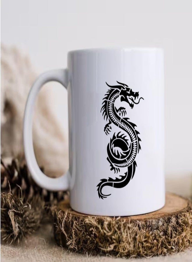 Boqon 20 Pieces Dragon Stencils Template Reusable Mylar Craft Stencils for Painting on Wood Canvas Walls Decorations DIY Projects (20 Dragon) - Image 4