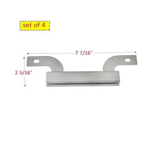 Direct store Parts Kit DG132 Replacement for Gas Grill Brinkmann 810-1575-W Gas Grill Parts Kit (Stainless Steel Burner + Stainless Steel carry-over tubes + Porcelain Steel Heat Plate) - Image 5