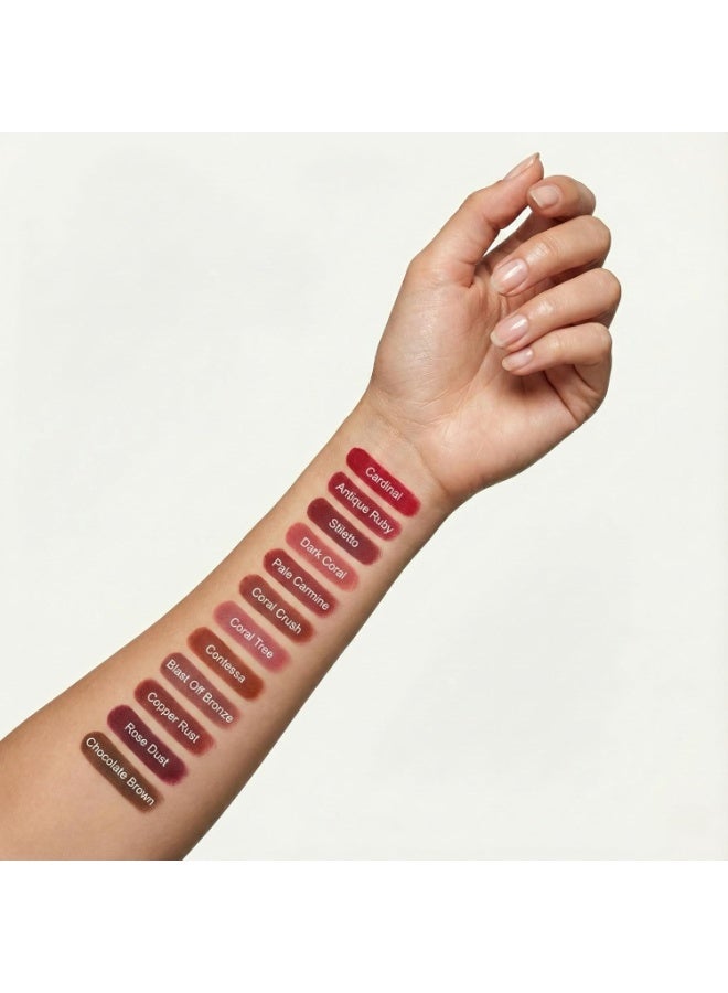LENPHORComfort Stay Matte Lip Crayon Lightweight & Smudge-Proof Matte Lip with Hyaluronic Acid, Avocado Oil & Jojoba Oil Smoothing & Hydrating 1.5g, Coral Tree| Light-weight - Image 2