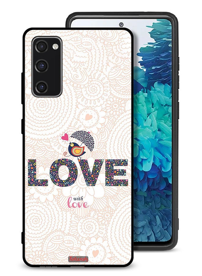 Tolwak Samsung Galaxy S20 FE Protective Case Cover Love With Love - Image 1