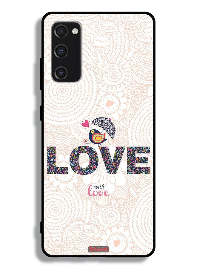 Tolwak Samsung Galaxy S20 FE Protective Case Cover Love With Love - Image 2