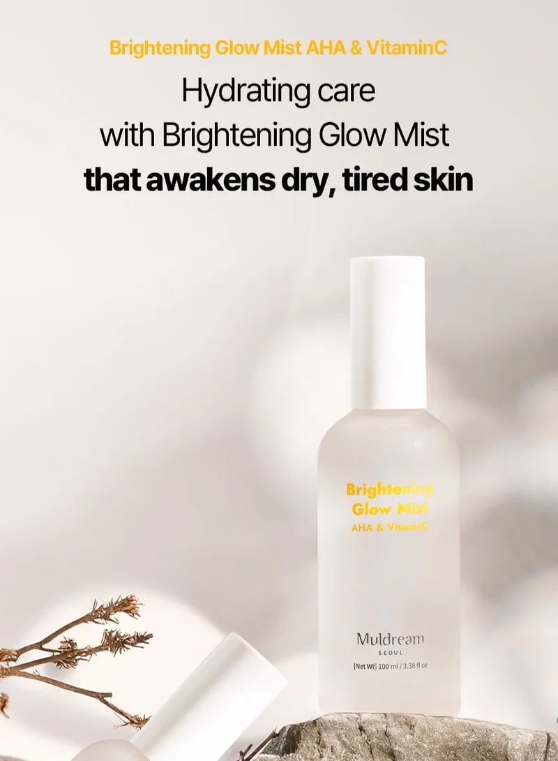 Muldream  Muldream Brightening Glow Mist with AHA & Vitamin C  | Best Price UAE