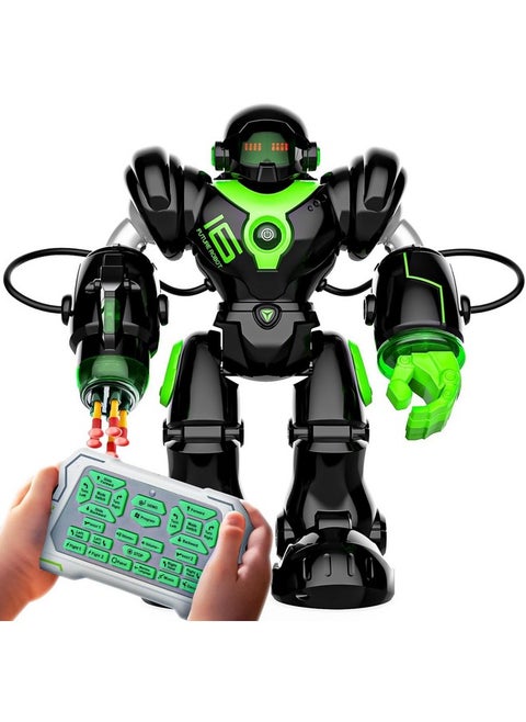 Tr300 Robot Toys For Kids - Smart Programmable, Dancing Remote Control Emo Robot With 22 Actions, Supporting 78 Changing Expression, Ideal Gift For Kids, 3 4 5 6 7 8 Year Old Boy Birthday Gift