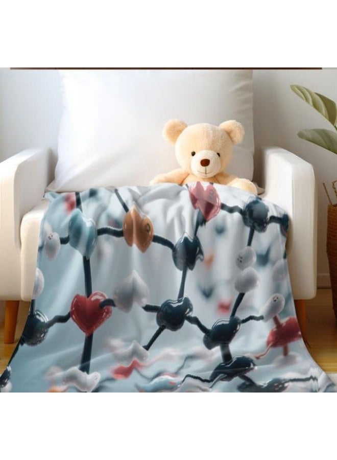 general Children's or student cartoon flannel thin blanket (warm and comfortable, suitable for sleep, games) 100cm*150cm - Image 5