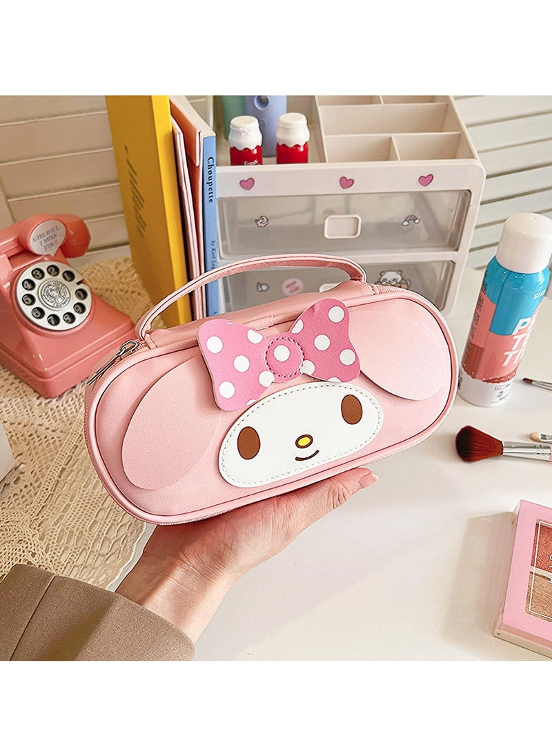 CMGTYYD Pencil Case for Girls, Cute Pencil Box Pouch with Zipper, Large Capacity Stationery Storage Organizer for School Supplies, Gifts for Her  - Image 3