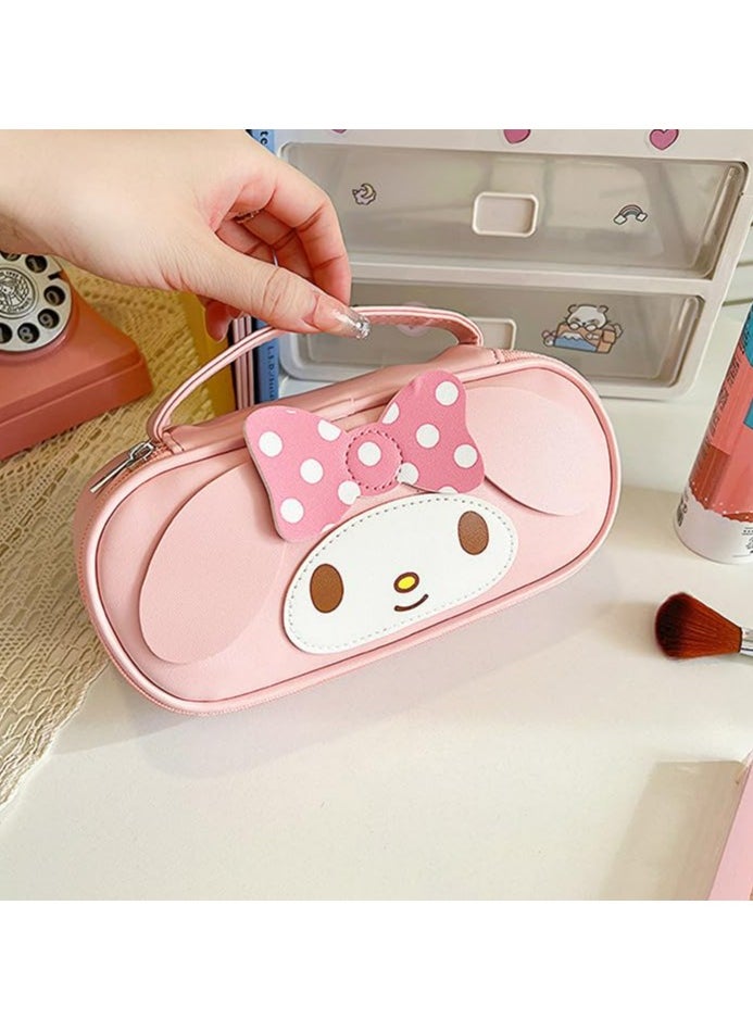 CMGTYYD Pencil Case for Girls, Cute Pencil Box Pouch with Zipper, Large Capacity Stationery Storage Organizer for School Supplies, Gifts for Her  - Image 5