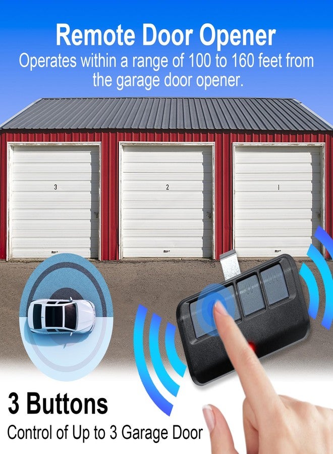 GIOATY Universal Garage Door Opener Keypads & Remotes for Liftmaster Chamberlain Craftsman Wayne Dalton Openers Produced since 1993, Replaces 877/878MAX 377/977/877/66LM&893LM G953EV-P2 371/373LM 971LM 973LM - Image 2