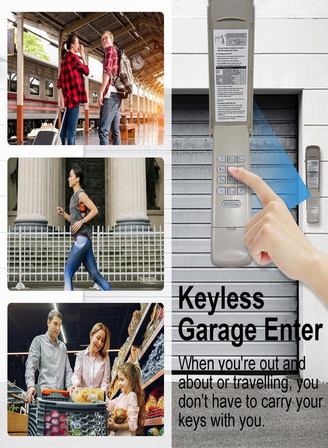 GIOATY Universal Garage Door Opener Keypads & Remotes for Liftmaster Chamberlain Craftsman Wayne Dalton Openers Produced since 1993, Replaces 877/878MAX 377/977/877/66LM&893LM G953EV-P2 371/373LM 971LM 973LM - Image 5