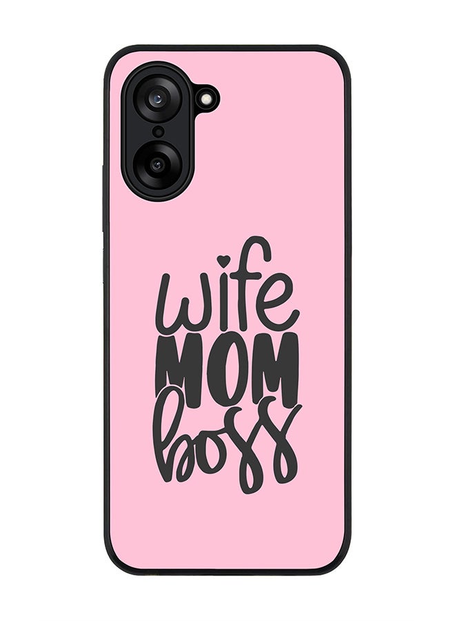 Stylizedd For OnePlus Nord CE5 / Ace 5 Racing Case,Slim fit Camera Protection, Shockproof Thin Phone cover  - Wife Mom Boss