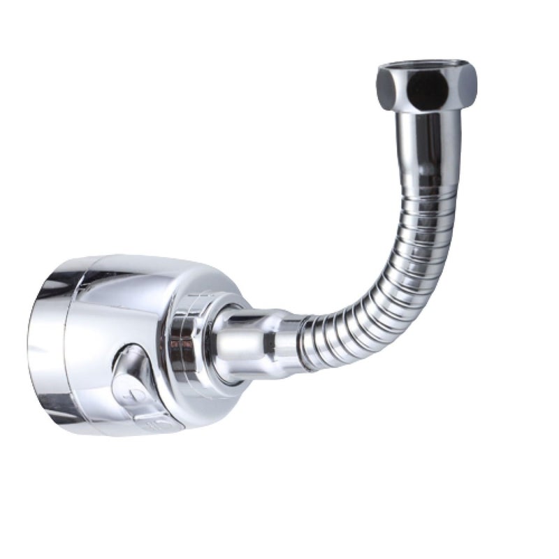 KRIVETY Water Swivel Faucet Head 2 Modes Spray SplashProof 360 Rotatable Spray Head Adapter Anti Splash Tap Booster Shower Water Saving Adjustment for Bathroom Kitchen NOZZELASHORTSPRING - Image 1