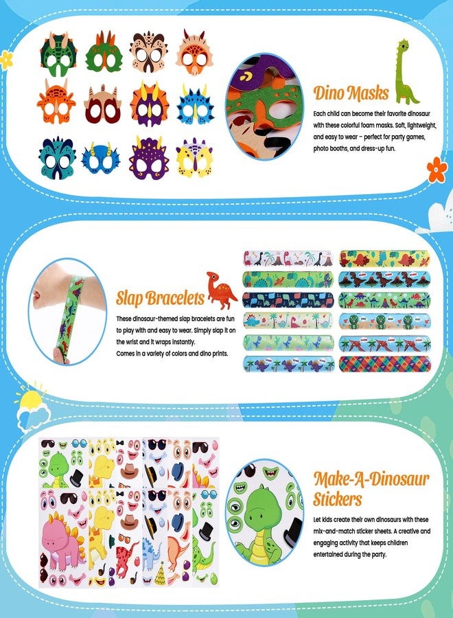 ROTEL Dinosaur Party Favors 12 Kids Set,Return Gifts for Dinosaur Birthday Party Supplies,Goodie Bags & Game Prizes for Kids,Dino Themed Parties Decorations Gifts,School Classroom Rewards Toys - Image 3