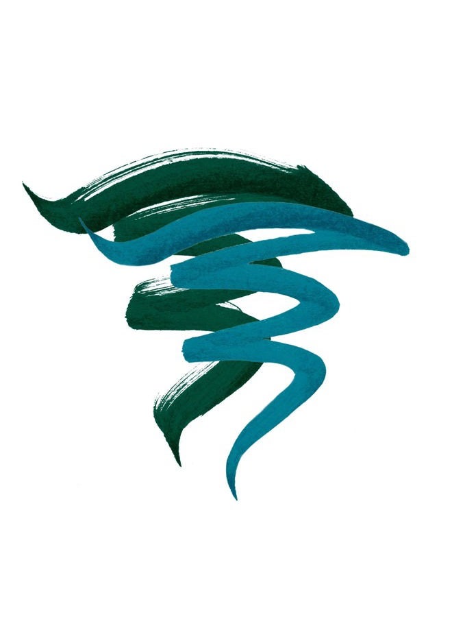 stila قلم كحل سائل مزدوج الطرف طوال اليوم، قلم كحل سهل الاستخدام، مقاوم للتلطخ والنقل، يبقى الكحل طوال اليوم والليل، ينزلق بسلاسة دون انقطاع أو تلطخ أو سحب - أخضر مزرق/جاد زاهي - Image 3
