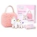 Perfectto Design Unicorn Toy for Girls Age 3 4 5 4 PCS Set  Mommy Baby Stuffed Animal Bag and a Doll Blanket Unicorn Gift for 36 Year Old Girl Birthday or Christmas White Rainbow - Image 2