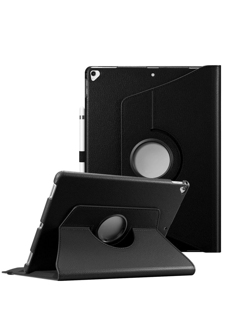 Rotating Case for iPad Pro 12.9" (1st & 2nd Gen) - 360° Stand, Auto Wake/Sleep, Protective Cover