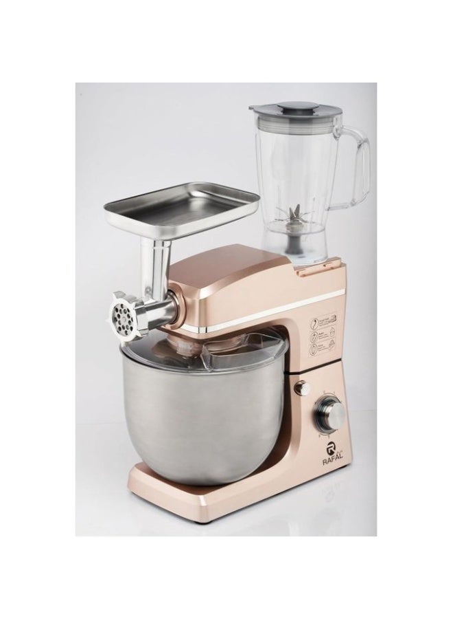 Rafal Stand Mixer, 10 Liters, 2200 Watts, Rose Gold - RA0539 - Image 1