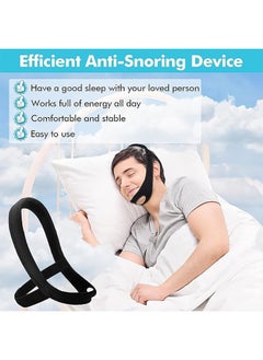 Generic Anti Snoring Chin Strap, Upgrade Anti Snoring Devices, Anti Snoring Devices Anti Snoring Chin Strap for Men Women,Chin Straps Sleep Aids for Snoring Mouth Breather Mouth Closed While Sleeping  - Image 4