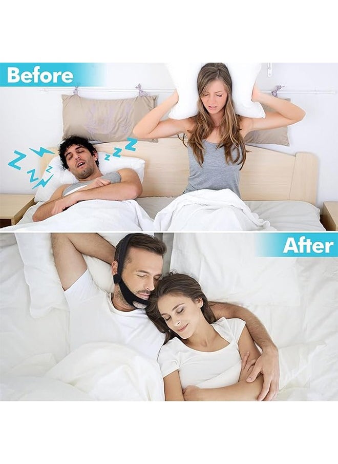 Generic - Anti Snoring Chin Strap, Upgrade Anti Snoring Devices, Anti Snoring Devices Anti Snoring Chin Strap for Men Women,Chin Straps Sleep Aids for Snoring Mouth Breather Mouth Closed While Sleeping - Image 1