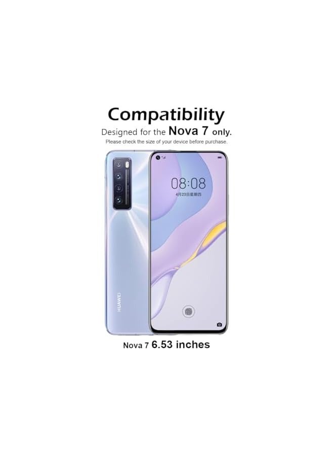 PROMASS Screen Protector For Huawei Nova 7 9H Hardness Tempered Glass Film, Bubble Free Easy Installation, Full Coverage, Anti Scratch And Touch Sensitive - Image 2