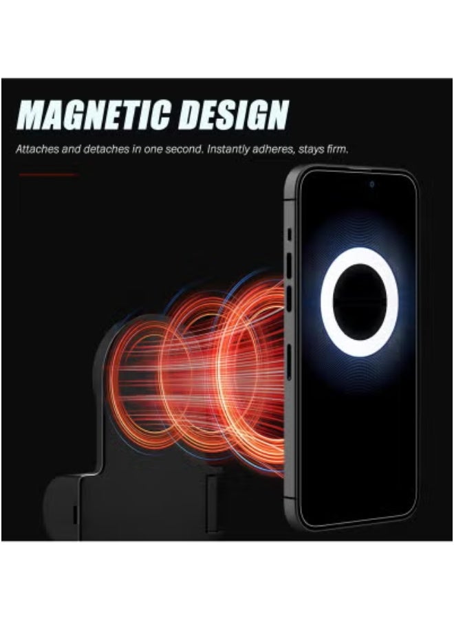 JAJEEK Magnetic Selfie Ring Light with Rechargeable LED Fill Light & Snap Grip Handle – Wireless Bluetooth Remote for iPhone & Smartphones – MagSafe-Compatible Video & Photo Shooting Accessory – Portable Camera Grip with Light for Content Creators - Image 2