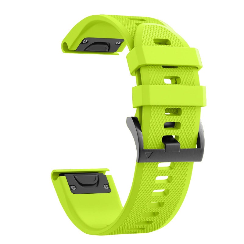 ANCOOL for Fenix 5/Fenix 6/Fenix 7 Band 22mm Silicone Watch Band for Fenix 8 Fenix E 47mm/Fenix 5 Plus/Fenix 6 Pro/Fenix 7 Pro/Forerunner 935(Green) - Image 1