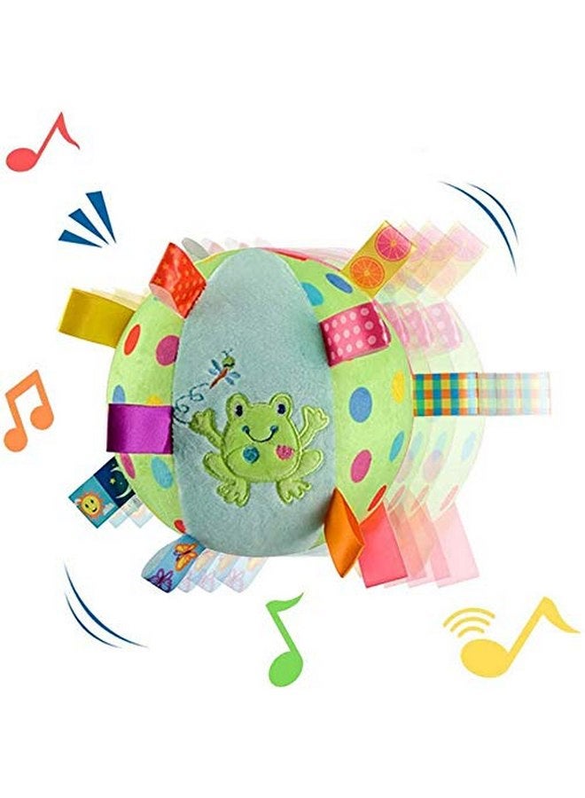 Inchant Baby Balls Soft Plush Rattle Comforter Toy - Kids Infant Early Educational Plush Tag Baby Ball for Ages 6 Months to 1, 2 Year Old boy and Girls - Image 2