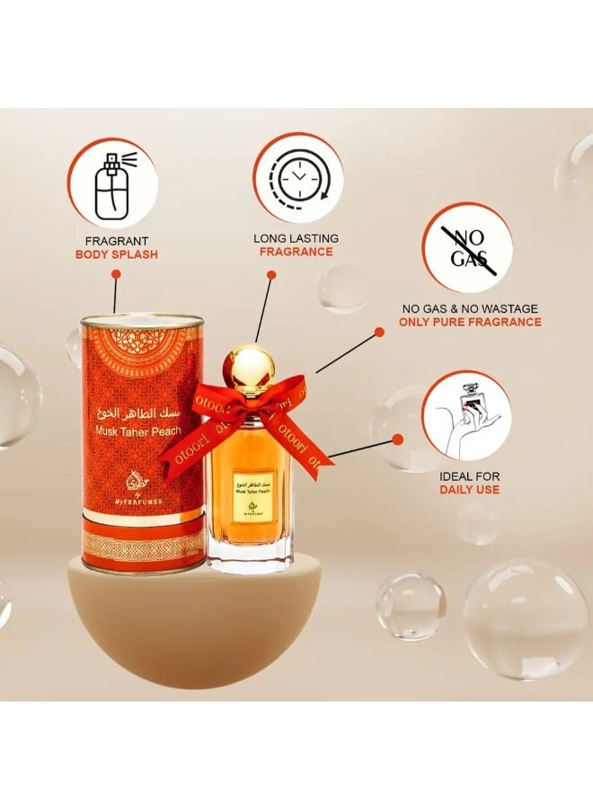 Otoori Musk Taher Peach by MyPerfumes Eau De Parfum For Unisex - 80ml | Luxurious Unisex Fragrance with Fruity and Floral Notes - Image 5