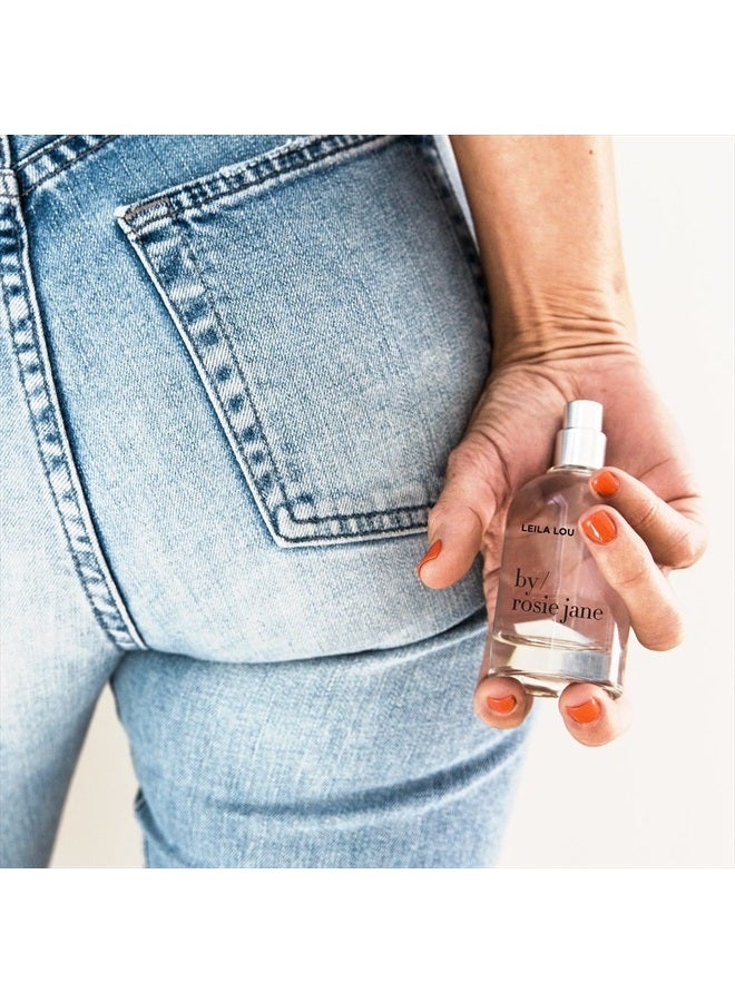 By Rosie Jane Eau De Parfum Spray (Leila Lou) - Clean Fragrance for Women - Essential Oil Mist with Notes of Jasmine, Pear, Fresh Cut Grass - Paraben Free, Vegan, Cruelty Free, Phthalate Free (50ml) - Image 3