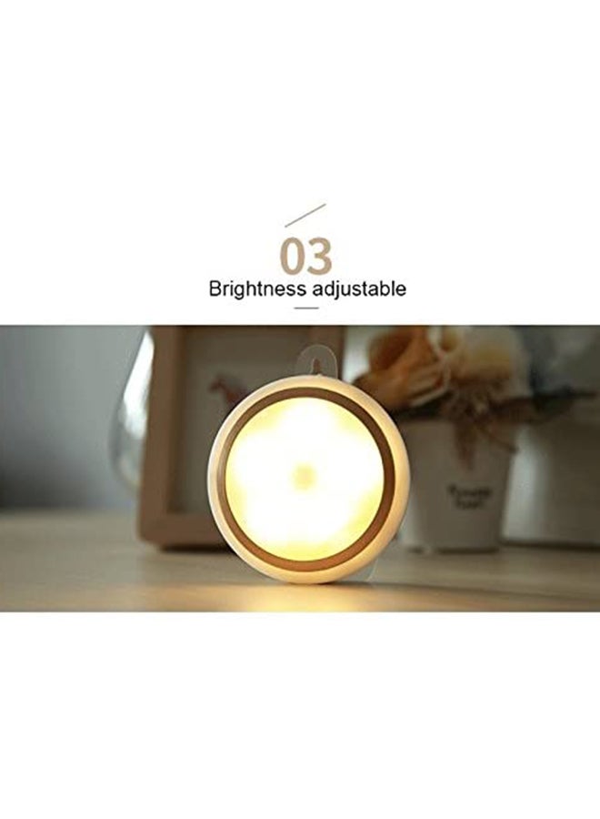 Loquat LED Remote Control USB Charging Night Light White 8.2 x 8.2 x 1.7cm - Image 4