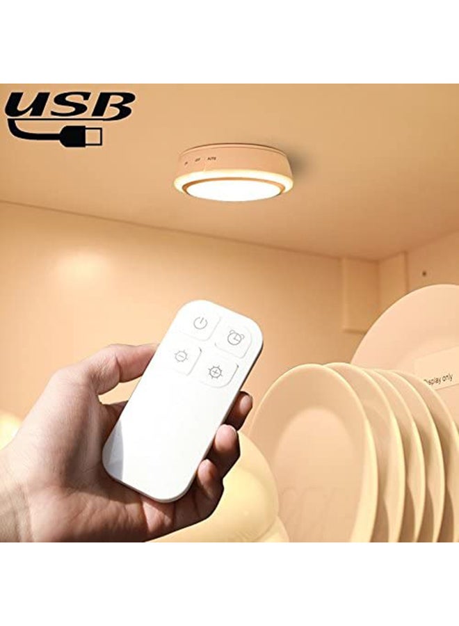 Loquat LED Remote Control USB Charging Night Light White 8.2 x 8.2 x 1.7cm - Image 5