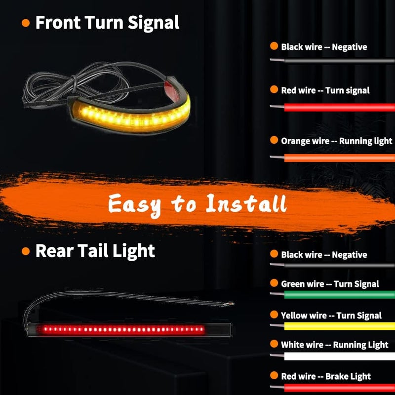 MotoParAcc DTR2017 Flexible LED Strip Turn Signals - Image 5