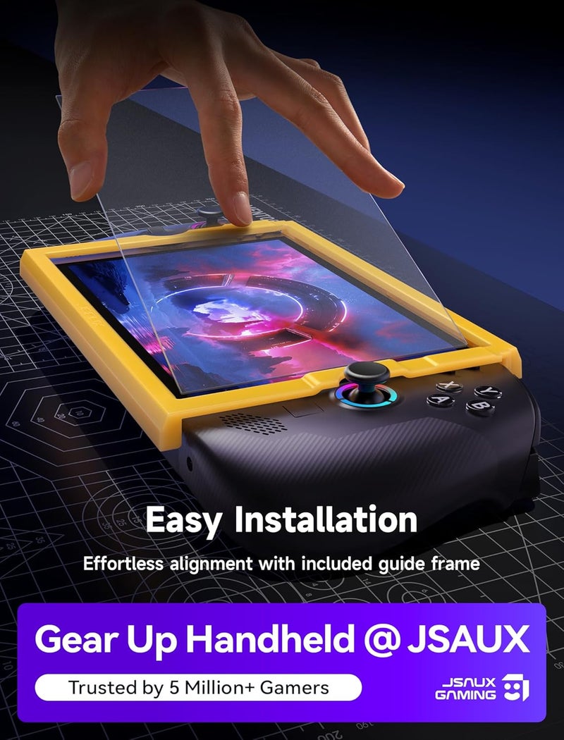 jsaux 2-Pack Anti Glare Screen Protector for Legion Go S 8" (2025), Easy to Install with Guiding Frame, 8 inch Full Coverage, Matte Tempered Glass Protector Accessories, Anti-Scratch, Anti-Fingerprint - Image 4