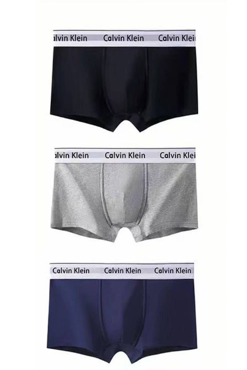 سي كيه برودكتس سراويل داخلية للرجال بوكسر (3 قطع في علبة هدايا) قطن، المقاس: XL - Image 1