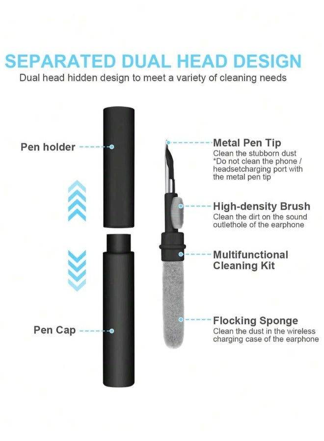 M MIAOYAN Bluetooth Earbuds Cleaning Pen Multi Function Cleaning Headphones Kit with Soft Brush in Ear Headphones Cleaner Kit for Wireless Earphones Case Camera and Mobile Phone  - Image 5