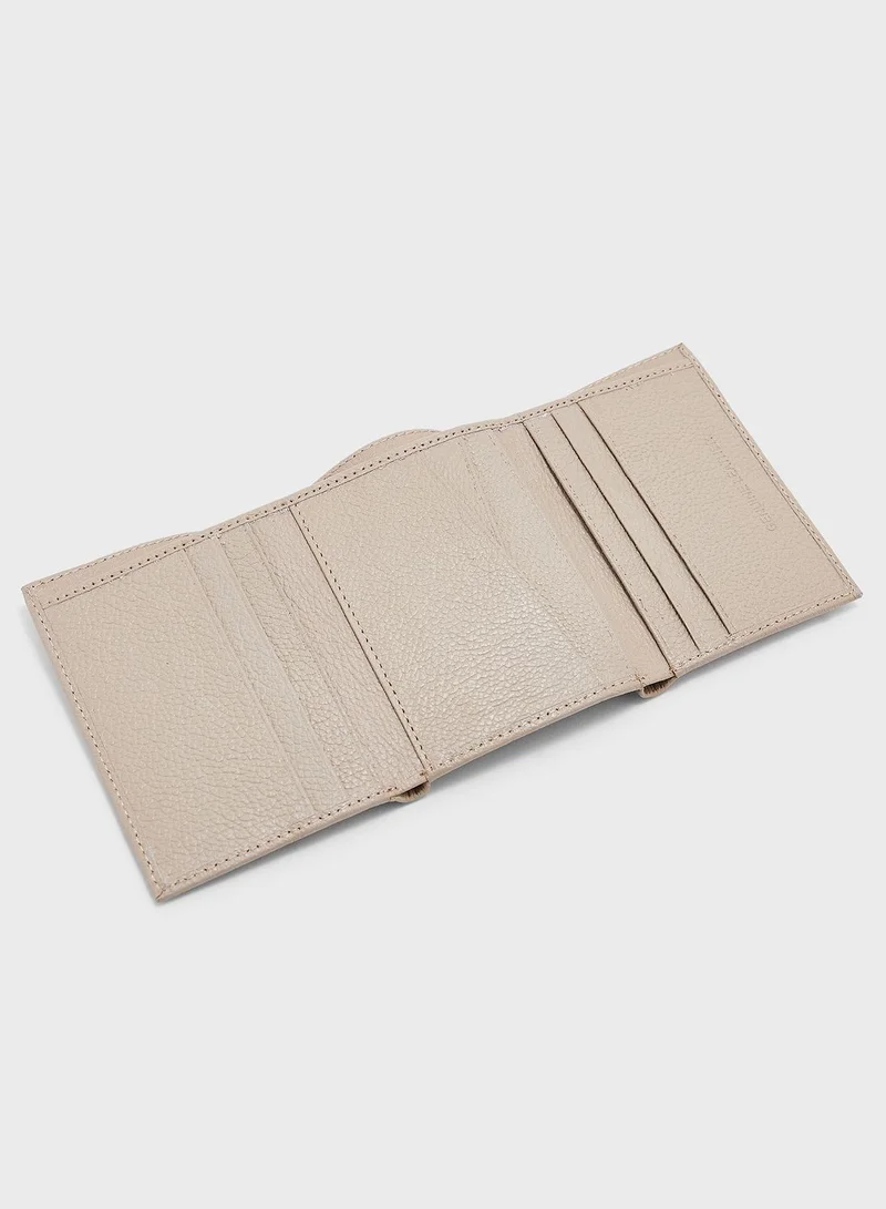 Robert Wood Genuine Leather Tri Fold Wallet