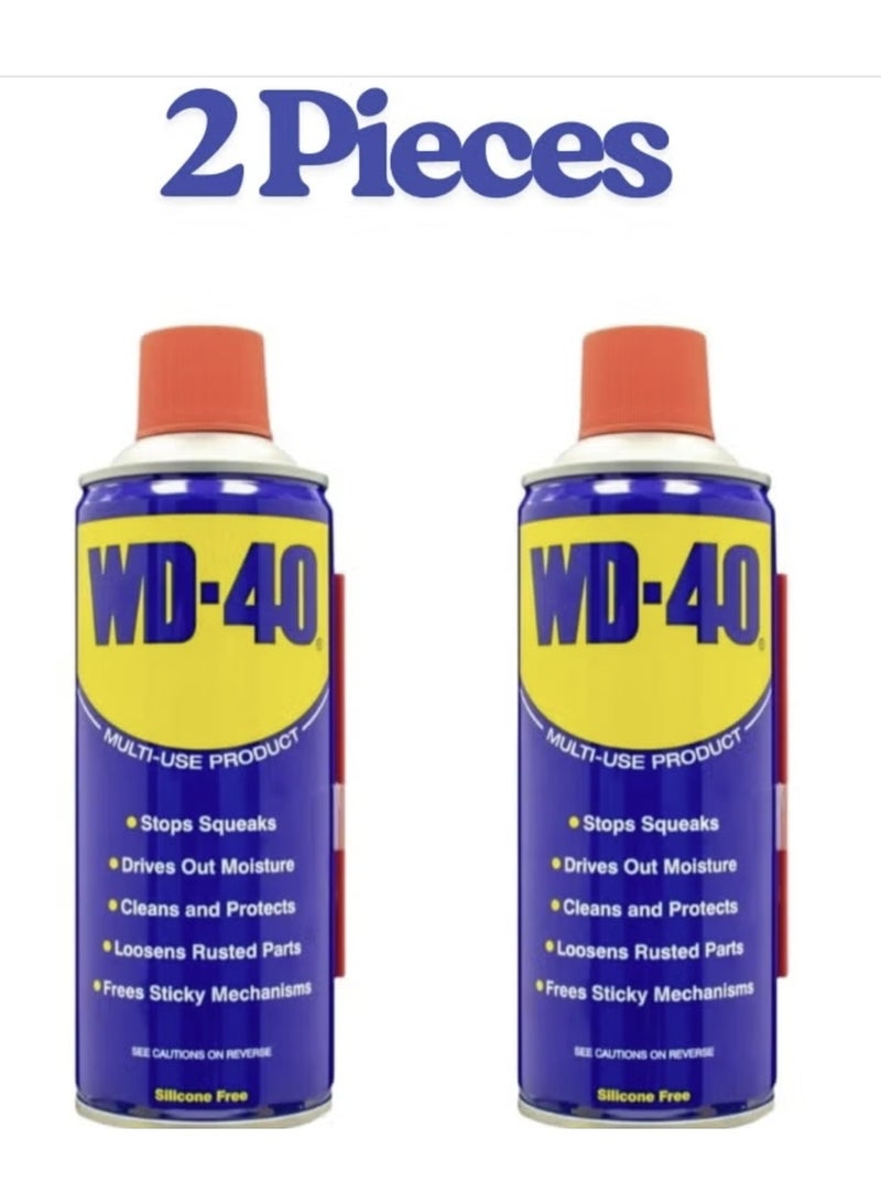دبليو دي-40 عبوة من WD-40 بخاخ متعدد الاستخدامات، سعة 330 مل. عبوة من WD40 (عبوة من 2) - Image 2
