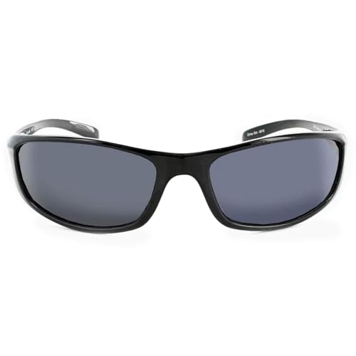 Optic Nerve - 2022 Premium & Affordable Polarized Sport Sunglasses for Men/Women, Backwoods Edition with Shiny Black Frame/Smoke Lens - Image 2