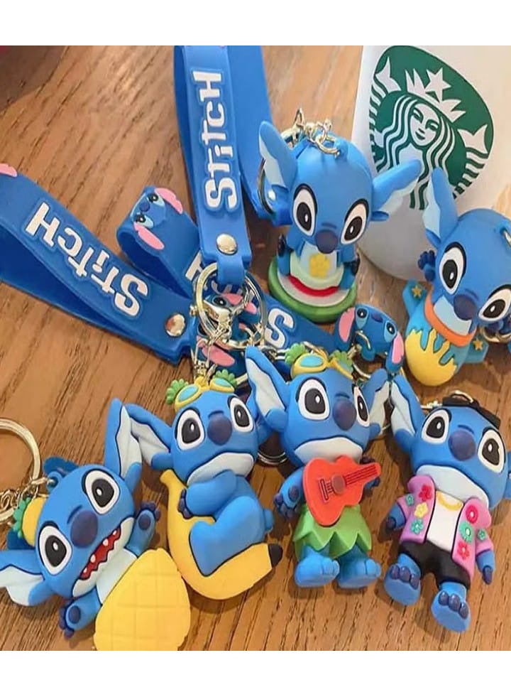 3D Silicone Keychain - Stitch (Random Shape) - Image 2