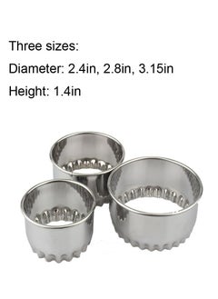 Oasisgalore Stainless Steel Biscuit Cutters, Round Cookie Cutters Perfect for Scones, Mince Pies,and Tarts.  - Image 2
