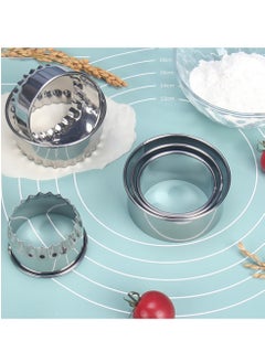 Oasisgalore Stainless Steel Biscuit Cutters, Round Cookie Cutters Perfect for Scones, Mince Pies,and Tarts.  - Image 3