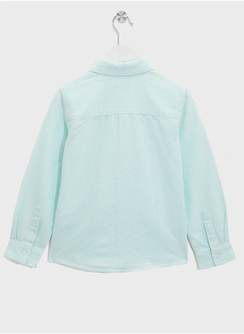 ريبلز مع نمشي Boys Regular Collar Shirts