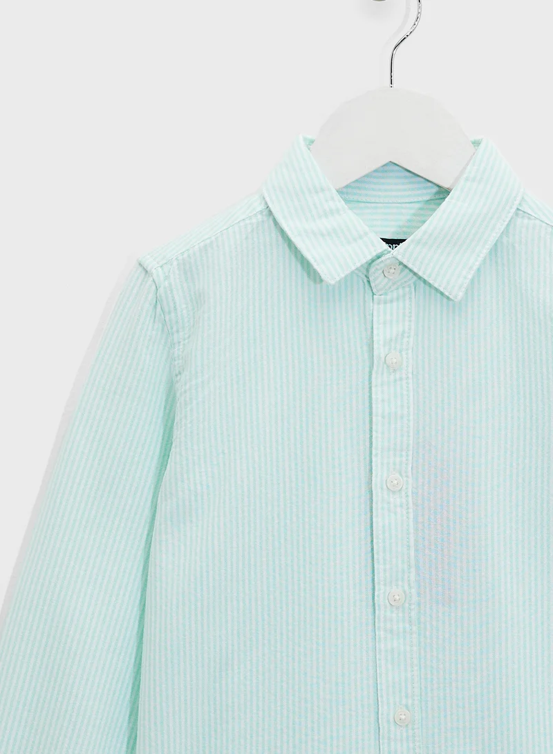 Ripples Boys Regular Collar Shirts