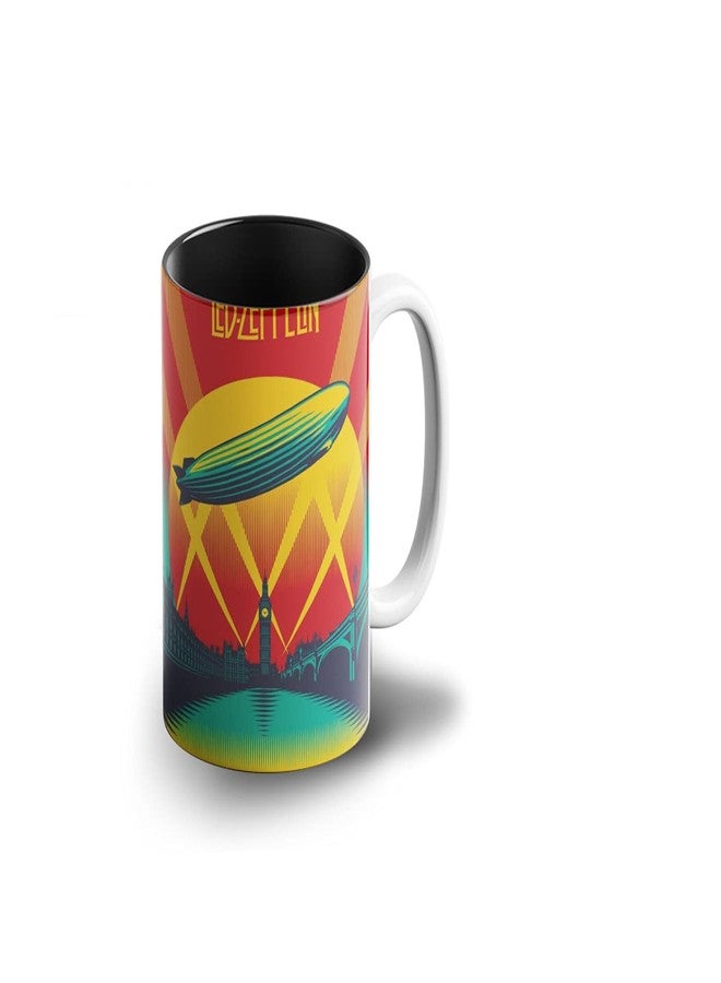 Prink Led Zeppelin Coffee Mug with Print | Rock Band Printed Tea Mug | Gift for Friends |330ml, Microwave & Dishwasher Safe - Image 1