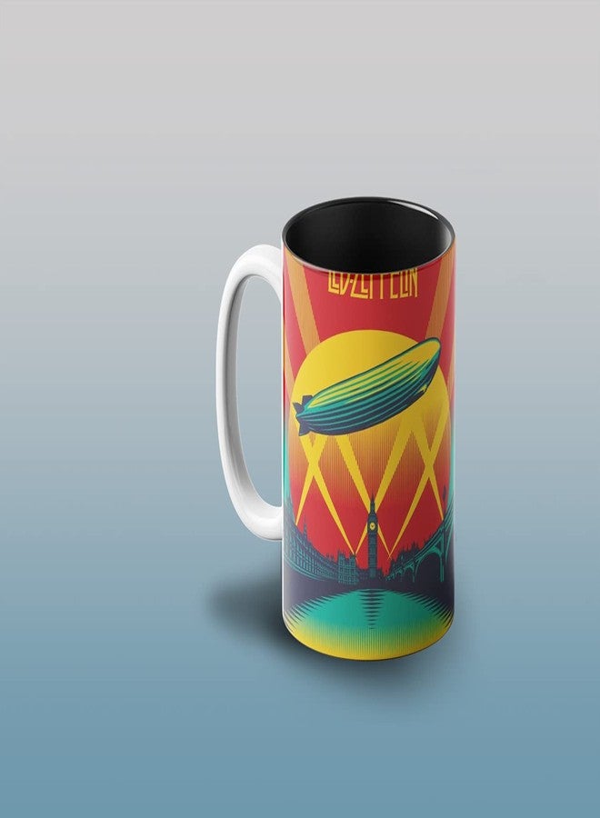 Prink Led Zeppelin Coffee Mug with Print | Rock Band Printed Tea Mug | Gift for Friends |330ml, Microwave & Dishwasher Safe - Image 2
