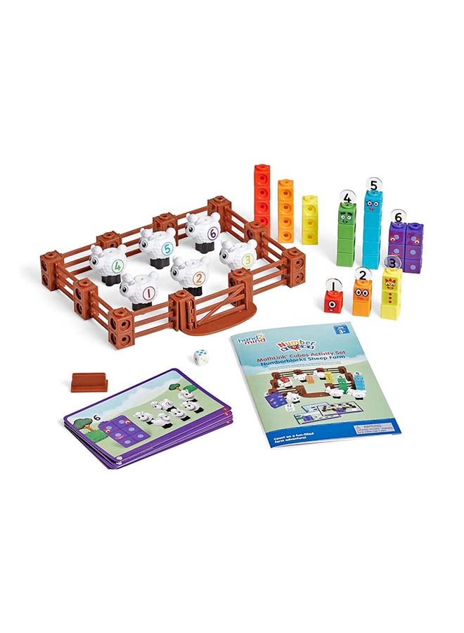 Learning Resources Numberblocks Sheep Farm (52-Piece, Mathlink Set, Ages 3+) - Image 1