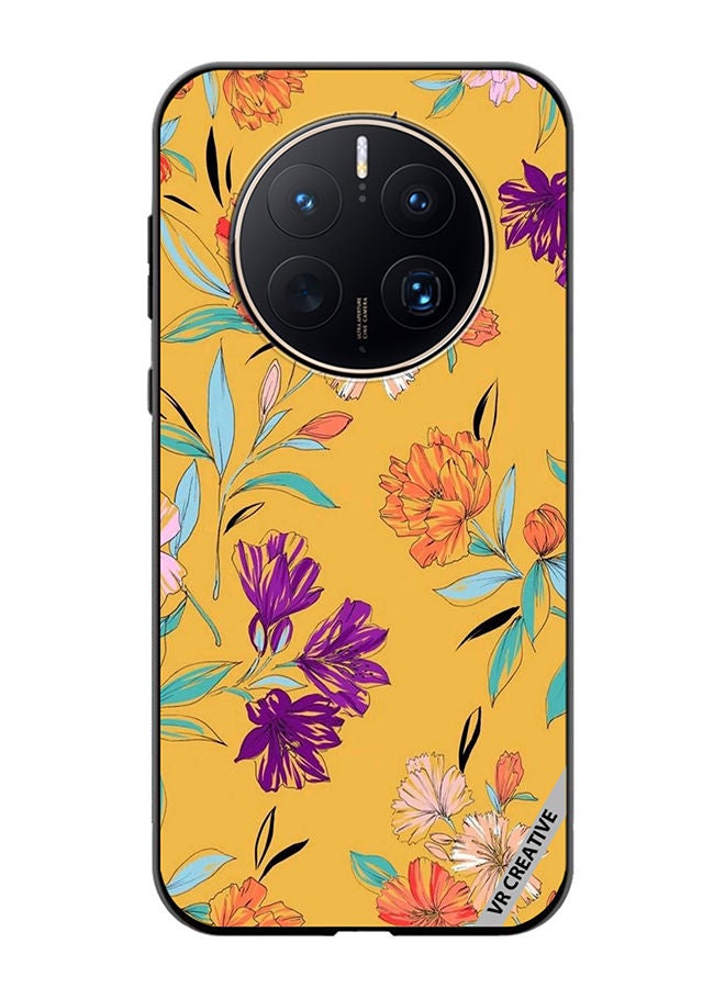 VR CREATIVE Protective Case Cover For Huawei Mate 50 Pro Flower Design Multicolour - Image 1