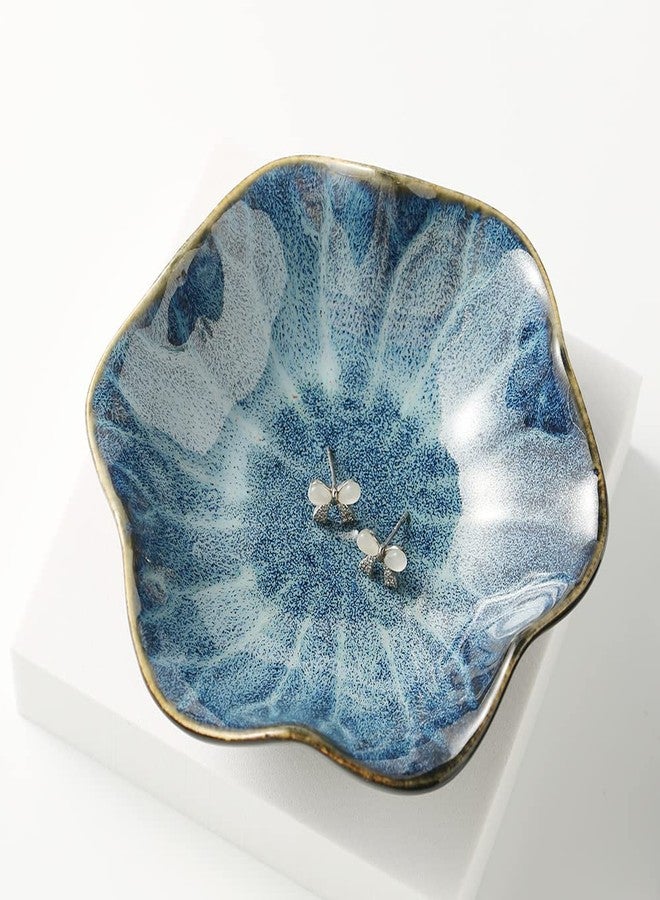 Mecaikru Jewelry Dish, Ceramic Trinket Tray, Small Ring Dish Holder, Key Bowl, Home Decoration, Gifts for Friends Sisters Mother - Image 5